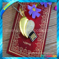 Heart shape Crystal usb flash disk 32GB,Diamond usb flash disk 64GB,Jewelry usb flash disk 128GB with necklace usb drive
